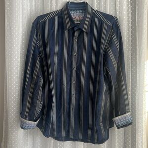 Robert Graham Button-Down Dress Shirt; Size Men’s 2XL